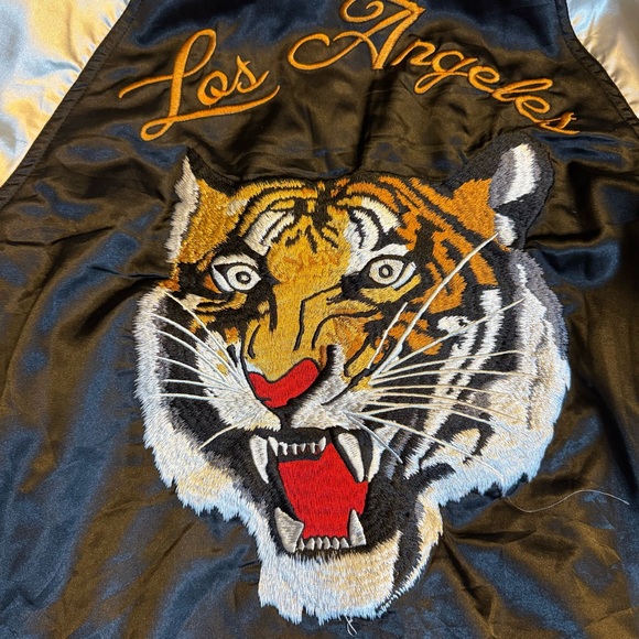 Pascun Los Angeles souvenir bomber jacket with embroidered tiger - Picture 5 of 9